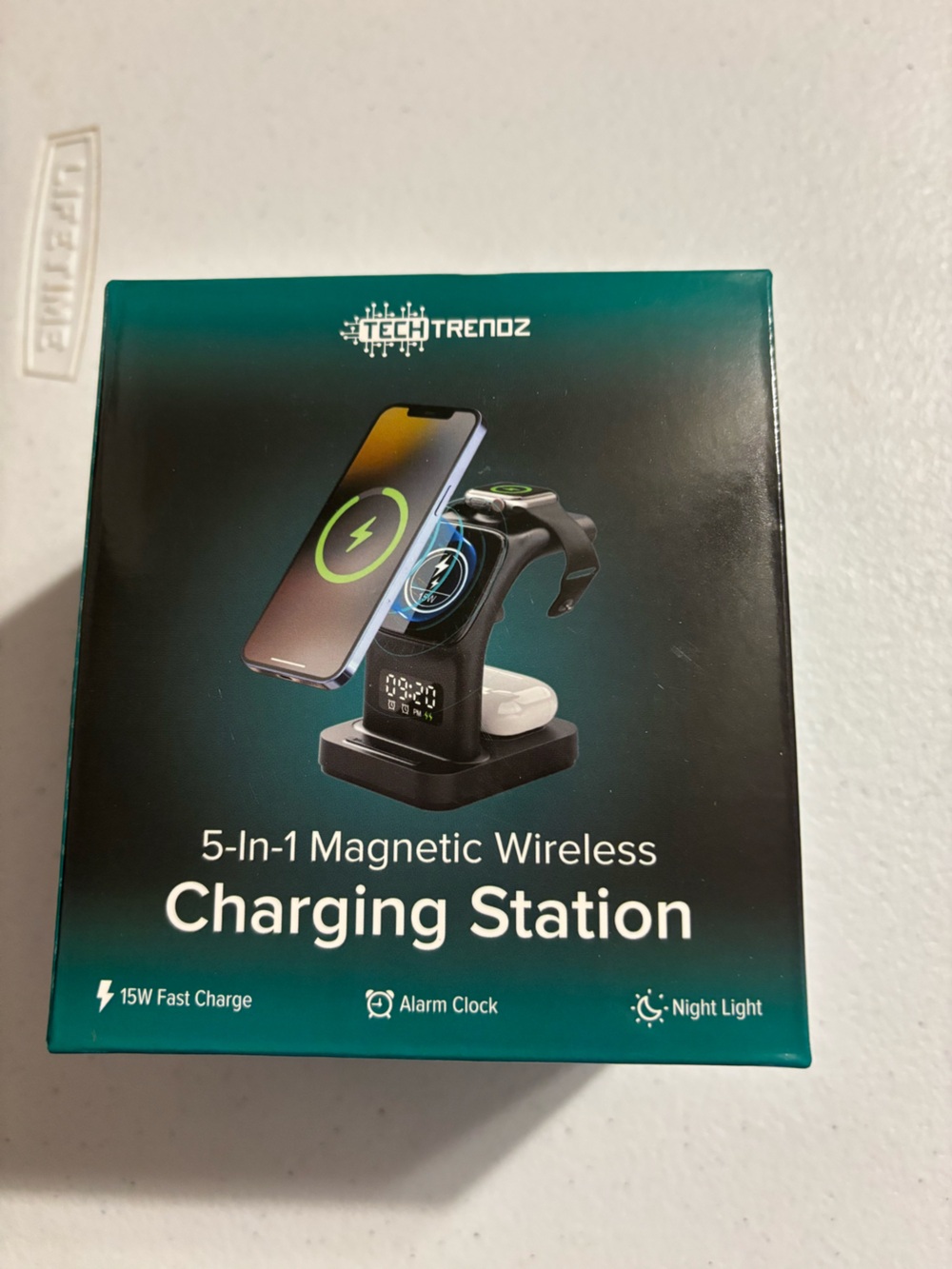 5-in-1 Magnetic Wireless Charging Station - Black